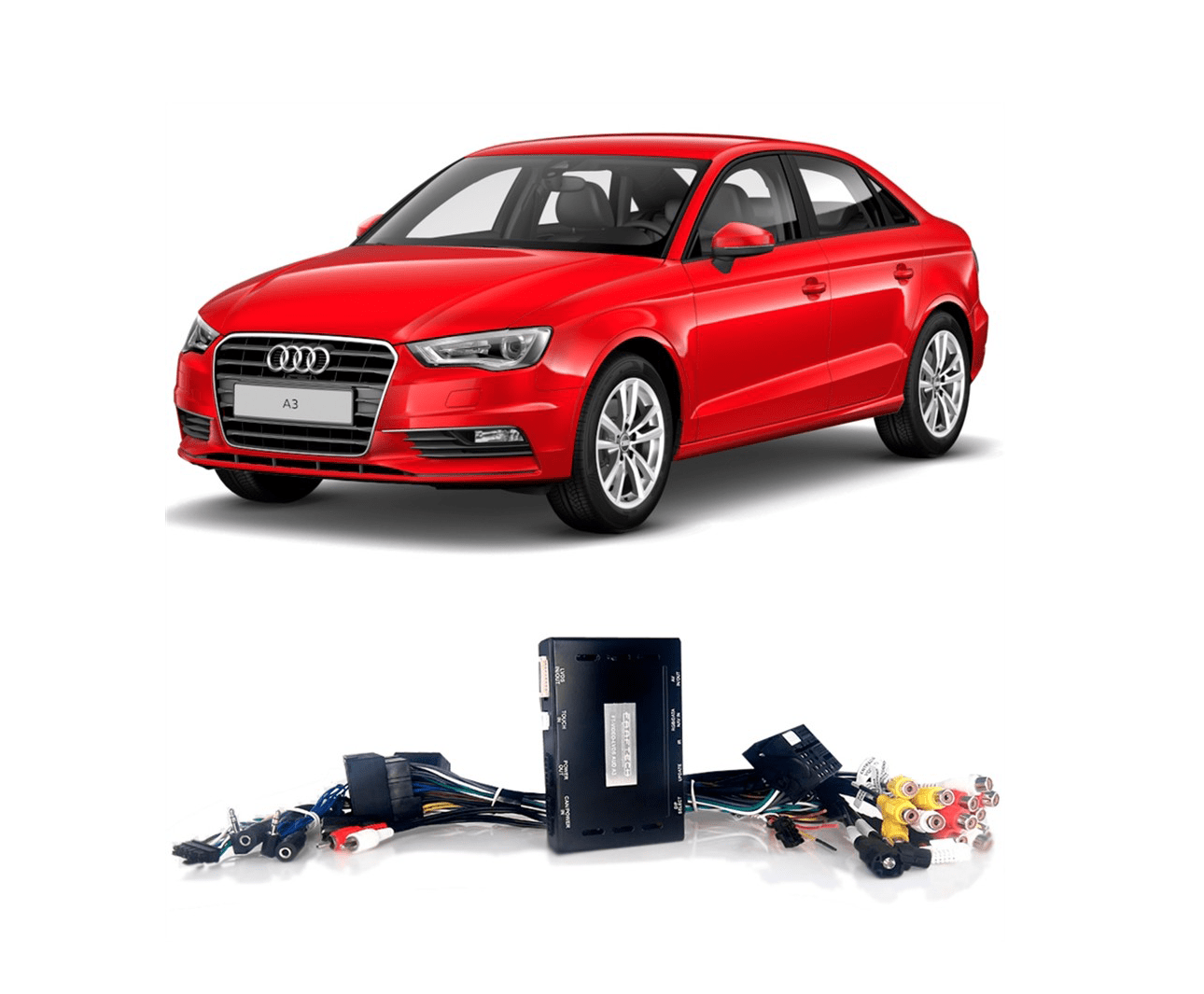 INTERFACE DESBLOQUEIO DE TELA AUDI A3 2014 COM TELA DE 5,8 FAAFTECH FT-VIDEO-LVDS AUD A3