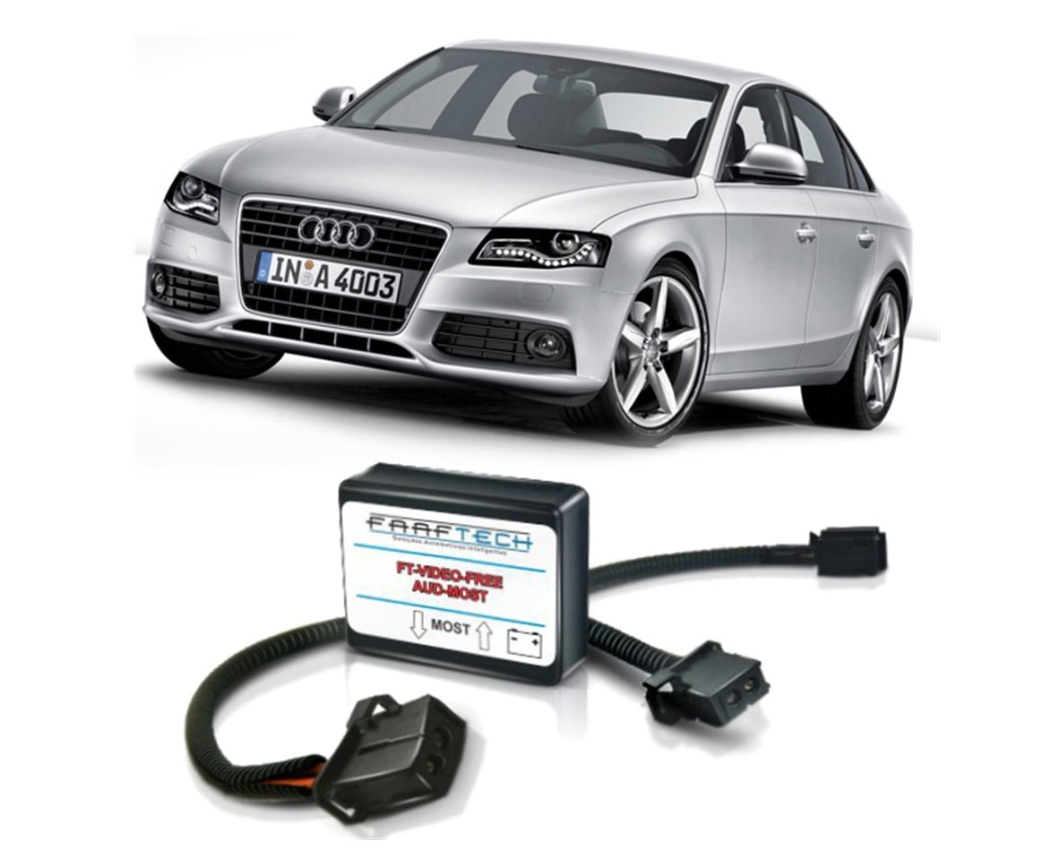 INTERFACE DESBLOQUEIO DE TELA AUDI A4 2011 EM DIANTE FAAFTECH FT-VIDEO-FREE AUD-MOST