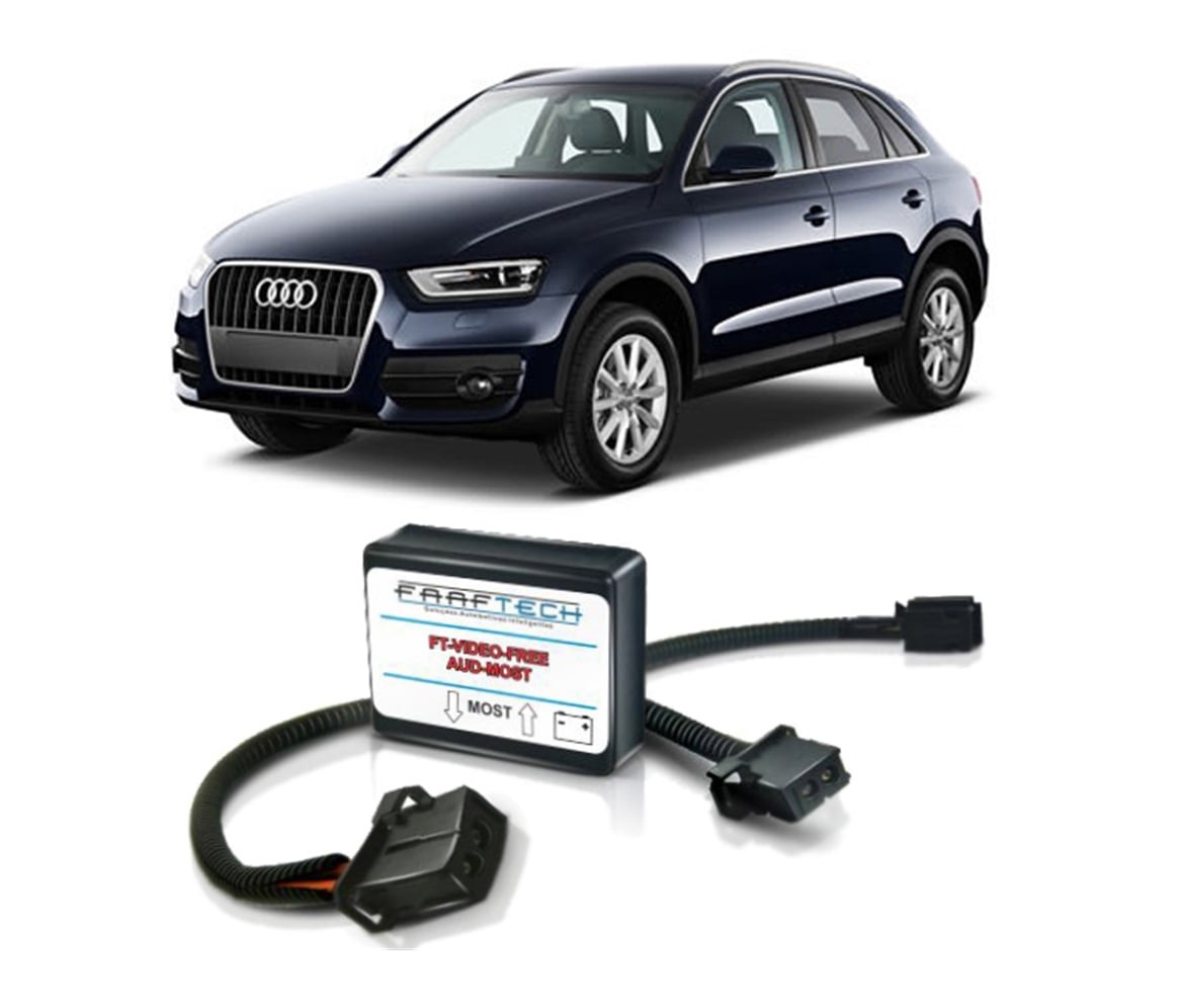 INTERFACE DESBLOQUEIO DE TELA AUDI Q3 FAAFTECH FT-VIDEO-FREE AUD-MOST