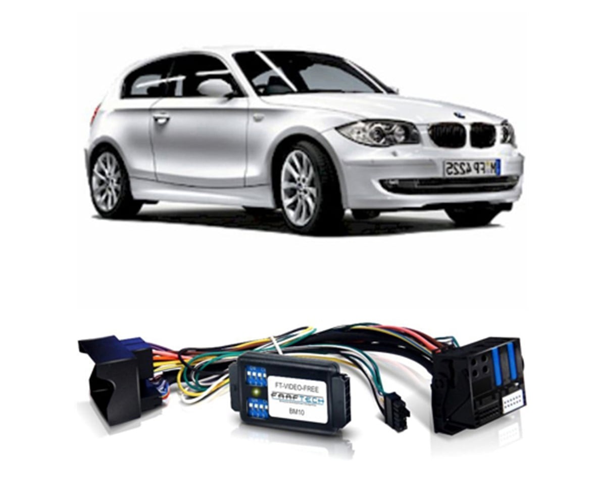 INTERFACE DESBLOQUEIO DE TELA BMW SÉRIE 1 2010 ATÉ 2011 FAAFTECH FT-VIDEO-FREE BM10