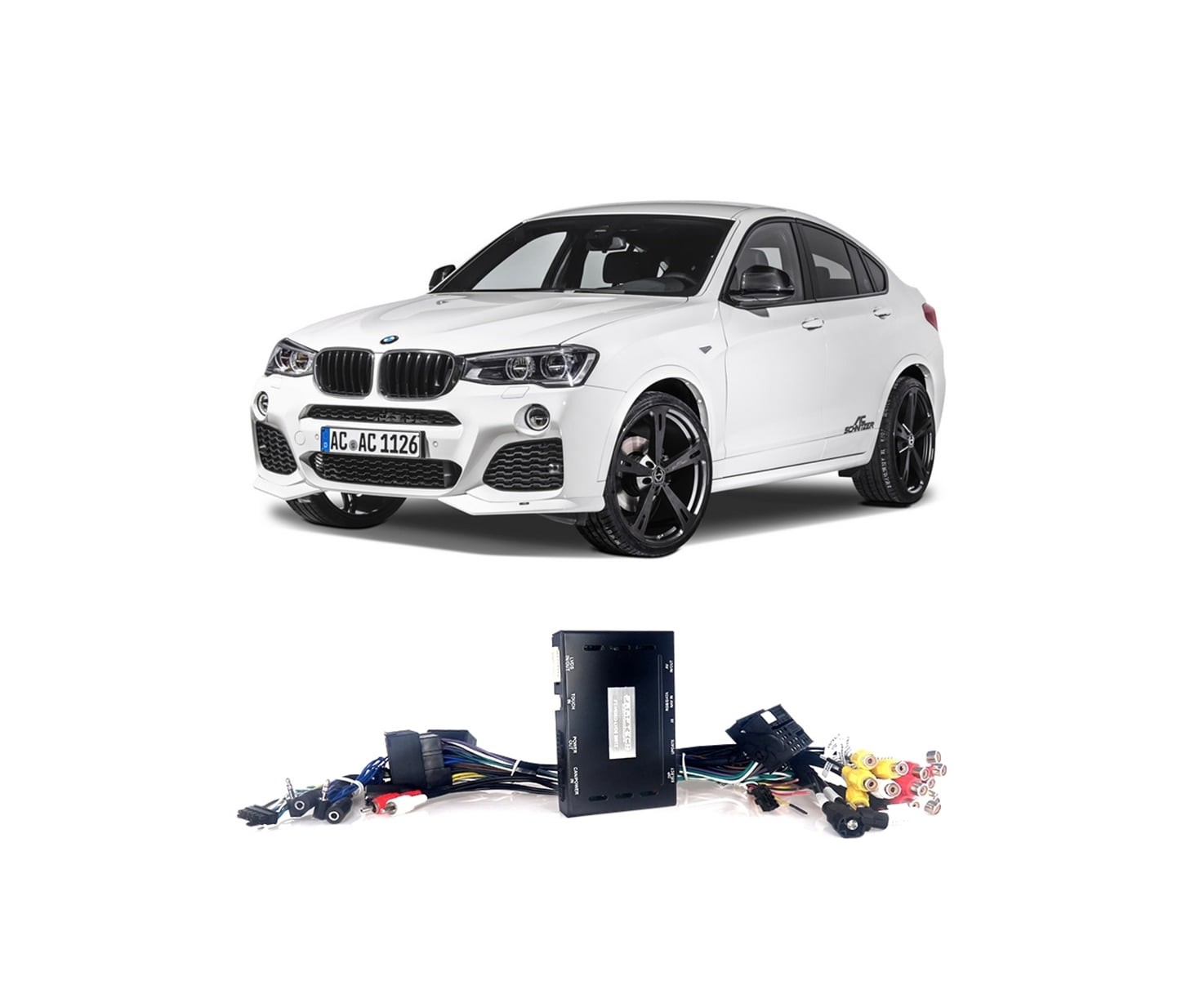 INTERFACE DESBLOQUEIO DE TELA BMW X4 2015 FAAFTECH FT-VIDEO-LVDS BM12