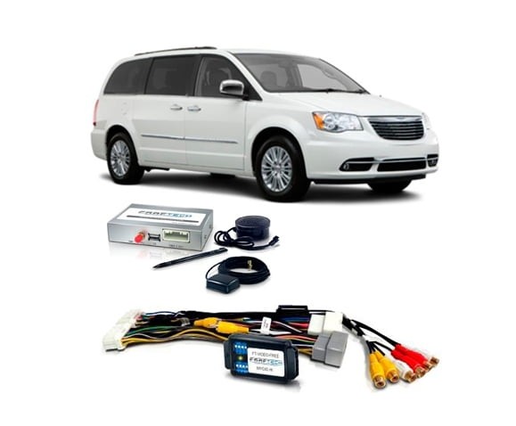INTERFACE DESBLOQUEIO DE TELA CHRYSLER TOWN COWNTRY 2011 EM DIANTE FAAFTECH FT-VIDEO-FREE MYGIG HI + MÓDULO GPS FAAFTECH FT-GPS-UNIV