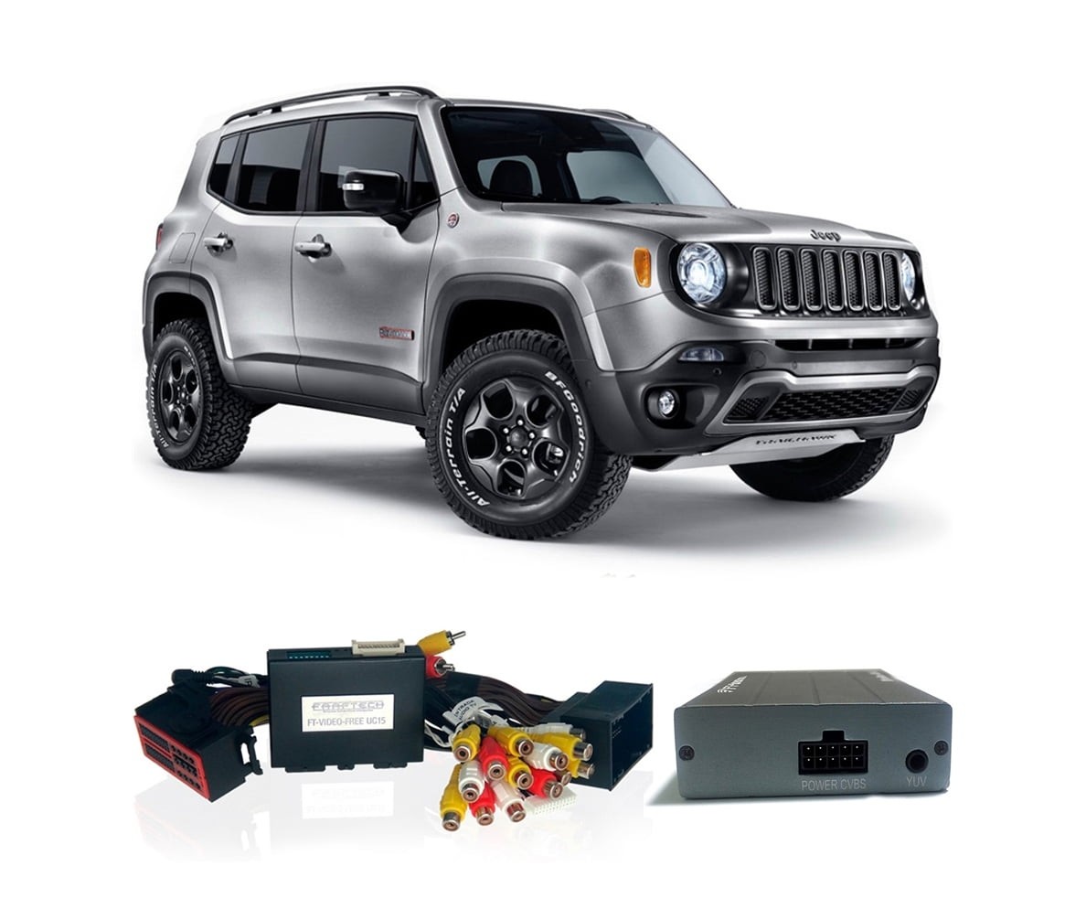 INTERFACE DESBLOQUEIO DE TELA C ESPELHAMENTO DE TELA ANDROID E IPHONE JEEP RENEGADE 2015 A 2016 FAAFTECH FT-VIDEO-FREE UC15