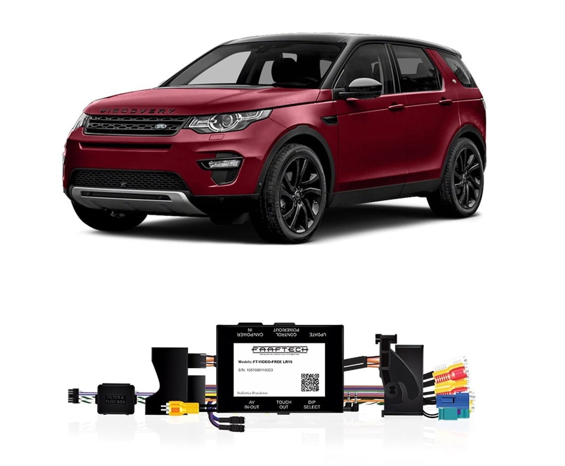 INTERFACE DESBLOQUEIO DE TELA LAND ROVER DISCOVERY SPORT 2015 A 2016 FAAFTECH FT-VIDEO-FREE LR15