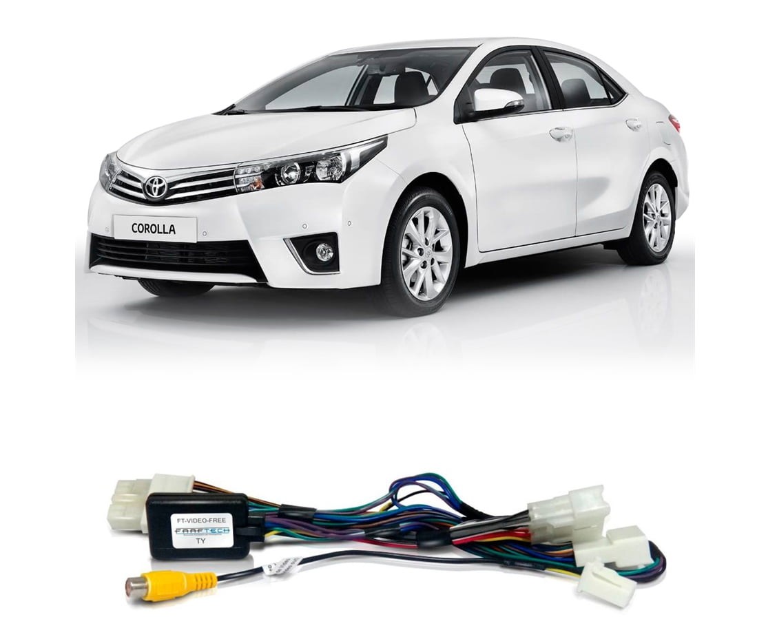 INTERFACE DESBLOQUEIO DE TELA TOYOTA COROLLA 2015 A 2016 FAAFTECH FT-VIDEO-FREE TY