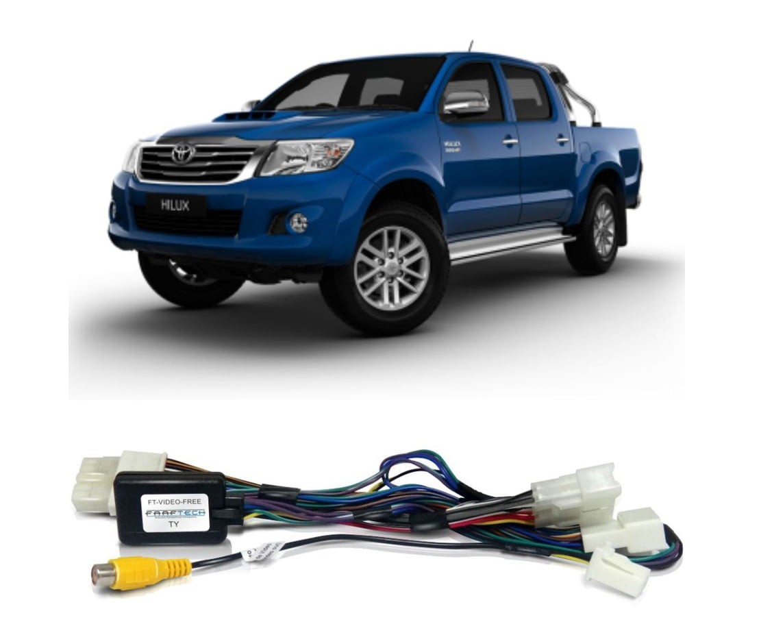 INTERFACE DESBLOQUEIO DE TELA TOYOTA HILUX 2014 ATÉ 2016 FAAFTECH FT-VIDEO-FREE TY